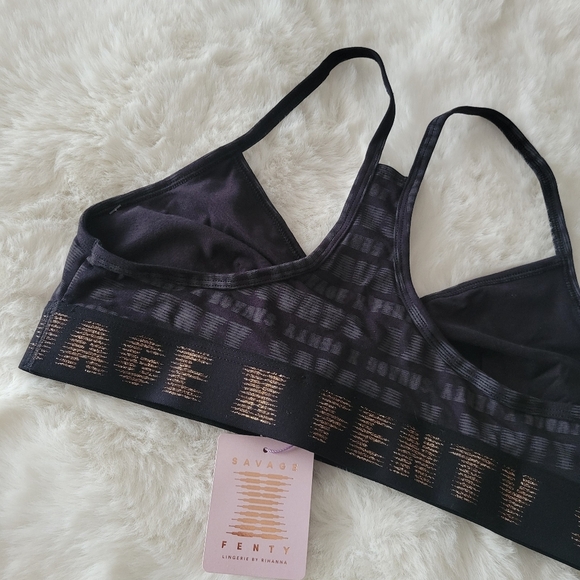 SAVAGE X FENTY BY RHIANNA Bralette Size S & High-Leg Bikini Size S Set - Picture 9 of 12
